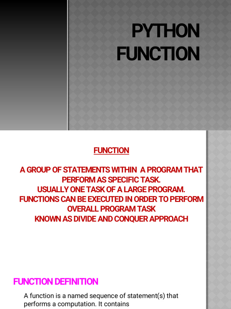 Modules - Functions | PDF