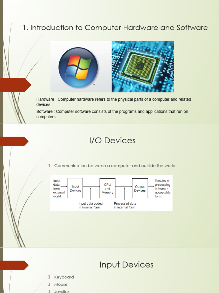 A. Basic Computer Hardware and Software | PDF | Computer Data Storage ...