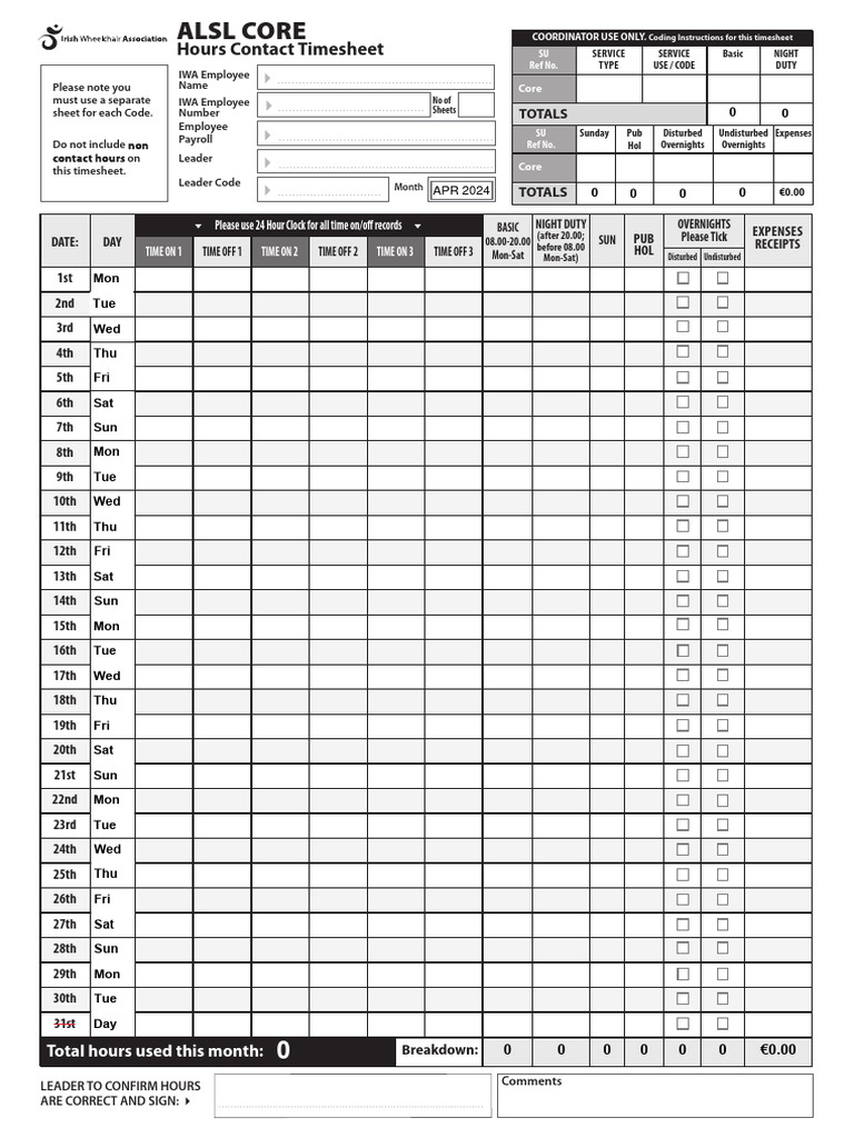 IWA Employee Timesheet Template | PDF | Military Operations | Battles