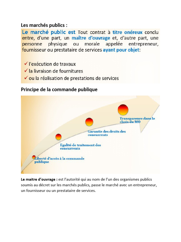 Réformes des marchés publics au Maroc | PDF | Gouvernance | Marché ...