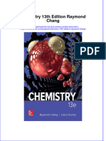(Download PDF) Chemistry 13Th Edition Raymond Chang Online Ebook All Chapter PDF