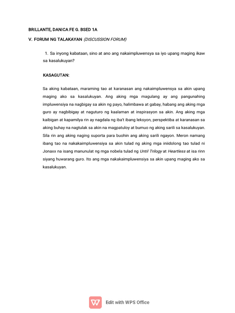 Discussion Forum Week 4 | PDF