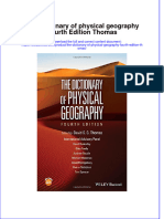 [Download pdf] The Dictionary Of Physical Geography Fourth Edition Thomas online ebook all chapter pdf 