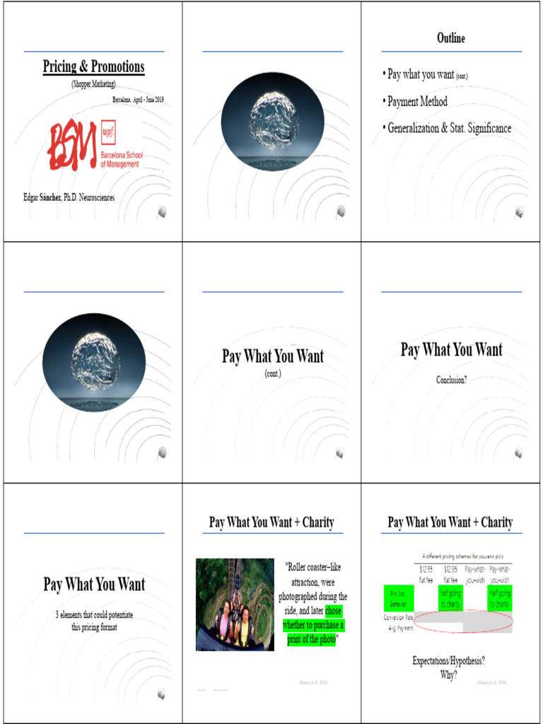 Pay What You Want & Payment Methods | PDF | Statistics | Statistical ...