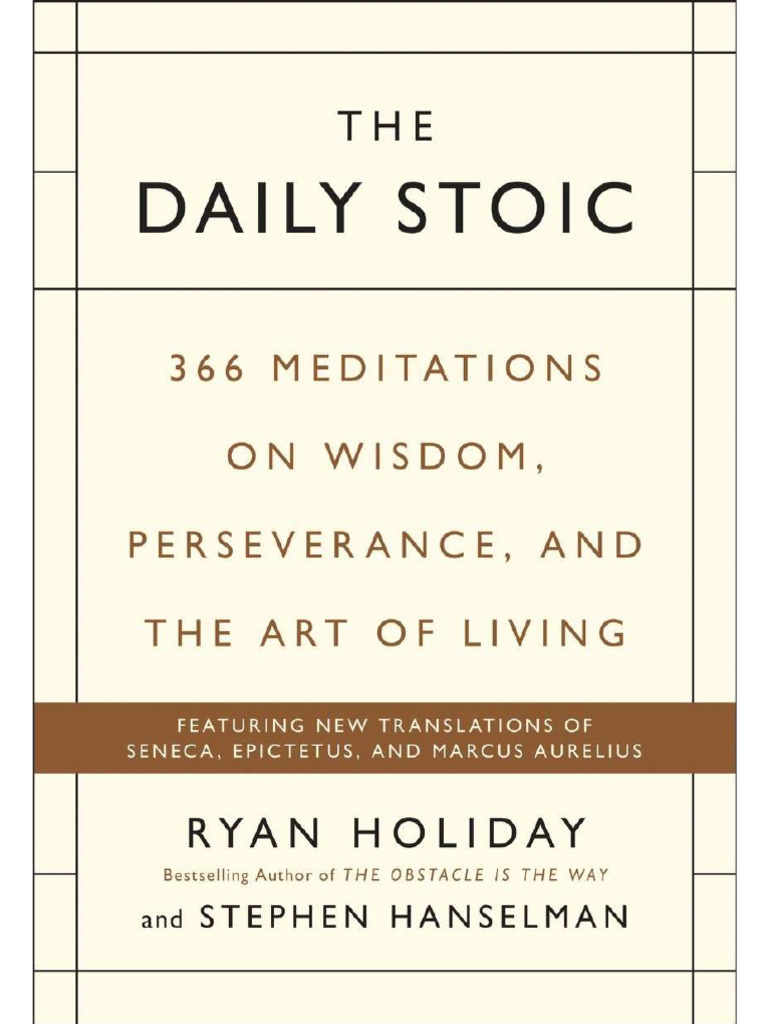 Daily Stoic | PDF