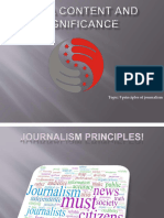 Principles of Journalism