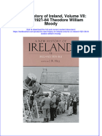 (Download PDF) A New History of Ireland Volume Vii Ireland 1921 84 Theodore William Moody Online Ebook All Chapter PDF