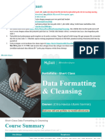 Mini Task Data Formatting & Cleansing