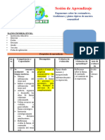 4° Sesión Día 5 Com Exponemos Sobre Las Costumbres Tradiciones y Platos Típicos de Nuestra Comunidad Unidad 4 Semana 4