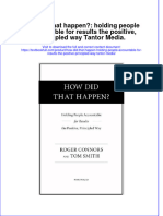 (Download PDF) How Did That Happen Holding People Accountable For Results The Positive Principled Way Tantor Media Online Ebook All Chapter PDF