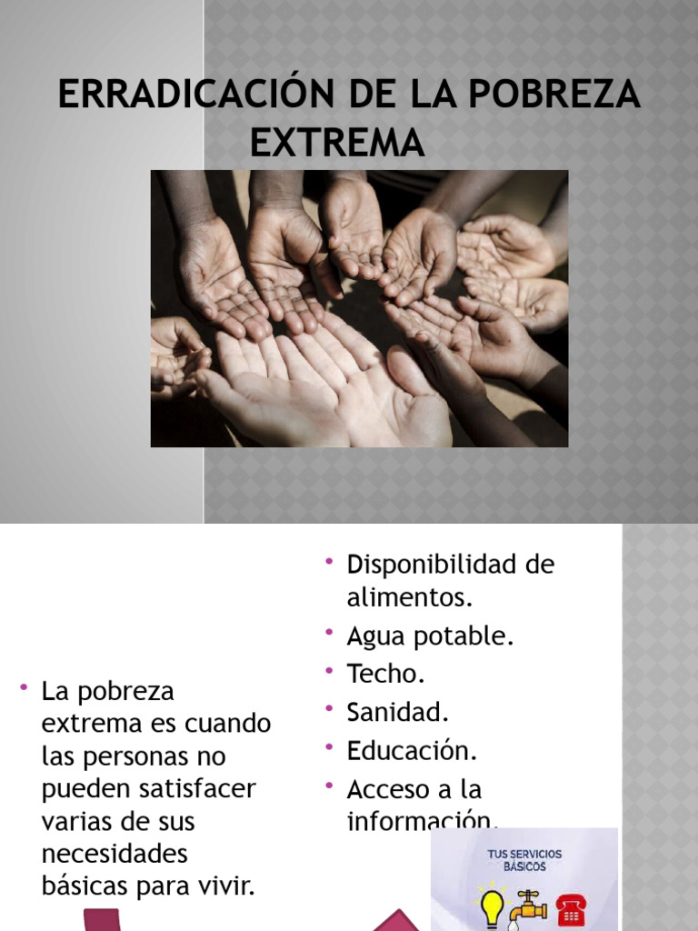 Erradicación de la Pobreza Extrema | PDF | Pobreza | Pobreza e indigencia