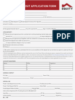 Fixed Call Deposit Application Form