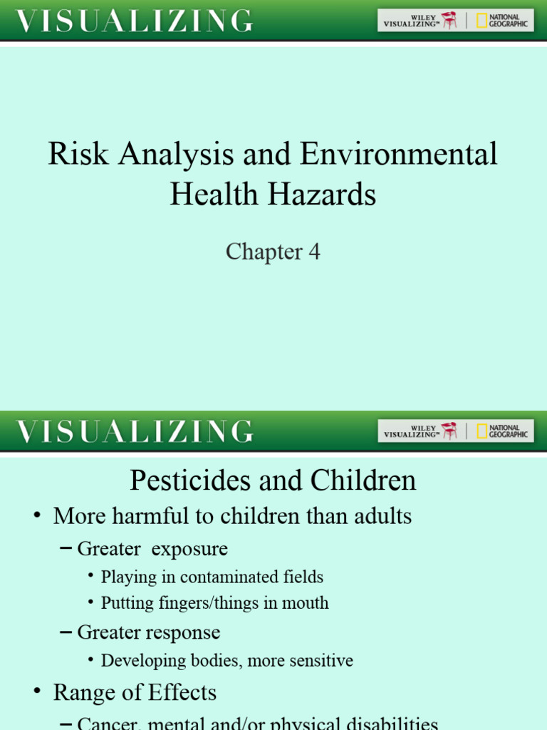 ENV1 Chapter 4 Risk Analysis and Environmental Health Hazards | PDF ...