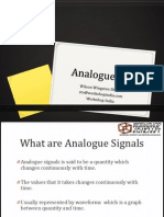 Analogue Signals On The Arduino