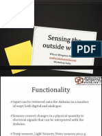 Interfacing Sensors To The Arduino