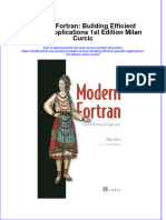 (Download PDF) Modern Fortran Building Efficient Parallel Applications 1St Edition Milan Curcic Online Ebook All Chapter PDF
