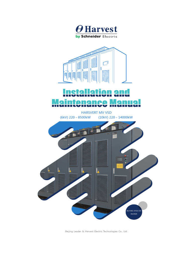 HARSVERT VSD Installation Manual | PDF | High Voltage | Power Supply