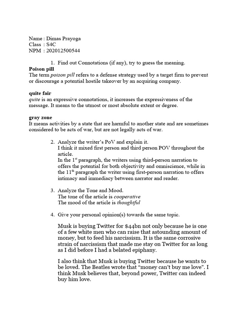 Critical Reading Dimas | PDF | Narration