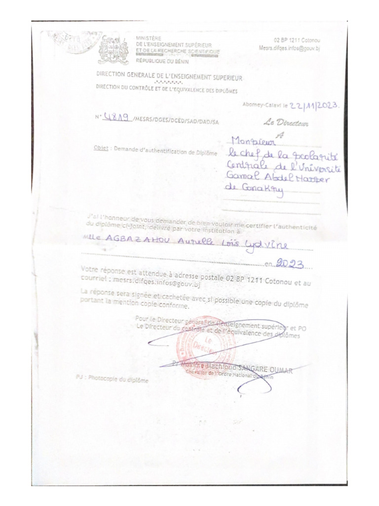 Demande D authentification PDF