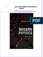 [Download pdf] Modern Physics 4Th Edition Kenneth S Krane online ebook all chapter pdf 