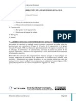 Tema 2. Dirección de Los Recursos Humanos