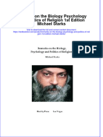 (Download PDF) Remarks On The Biology Psychology and Politics of Religion 1St Edition Michael Starks Online Ebook All Chapter PDF