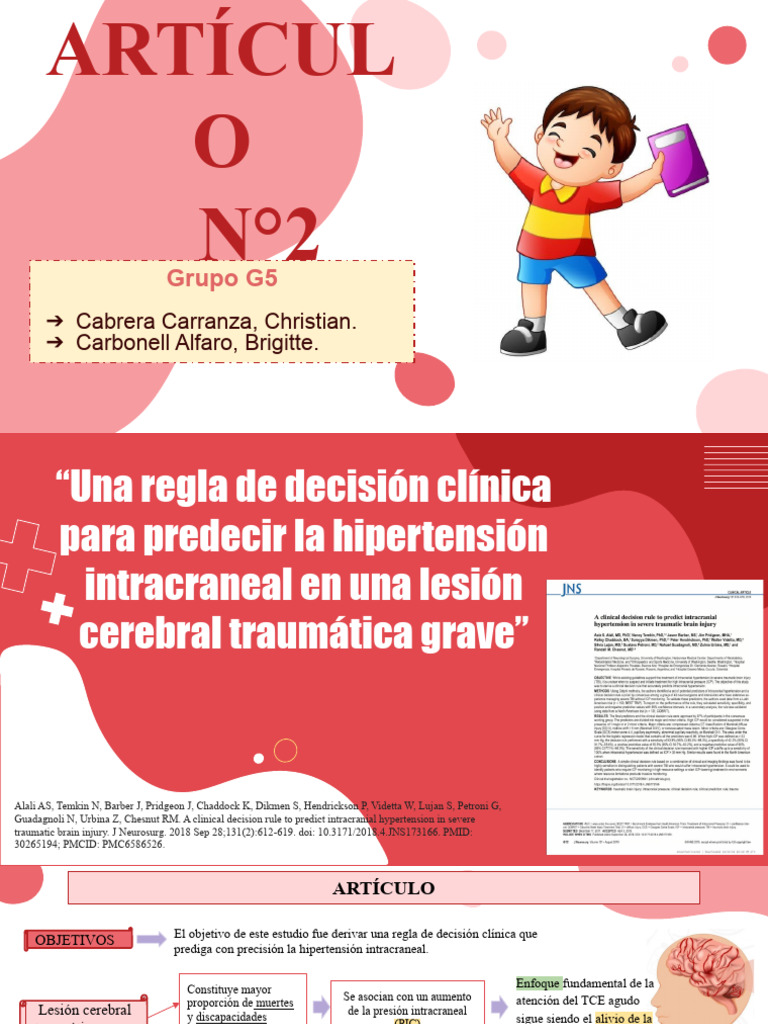 Regla Clínica para Predecir HIC en TCE | PDF | Medicina CLINICA ...