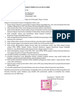 Format Surat Pernyataan Data Diri PPPK 2023 Sudah Diisi