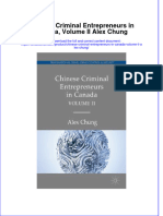 (Download PDF) Chinese Criminal Entrepreneurs in Canada Volume Ii Alex Chung Online Ebook All Chapter PDF