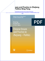 [Download pdf] Chinese Dream And Practice In Zhejiang Politics Ning Fang online ebook all chapter pdf 