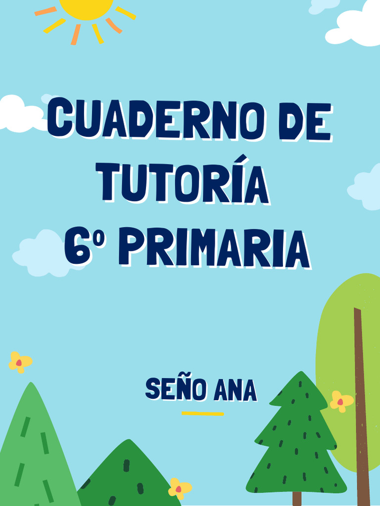 Cuaderno de Tutoría | PDF | Crecimiento personal y profesional | Salud ...