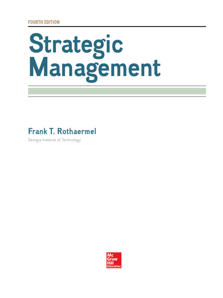 Strategic Management Overview and Insights | PDF | Strategic Management ...