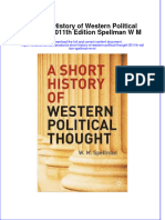 (Download PDF) A Short History of Western Political Thought 2011Th Edition Spellman W M Online Ebook All Chapter PDF