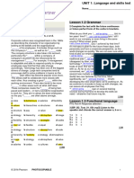 BP B2 Tests Unit1