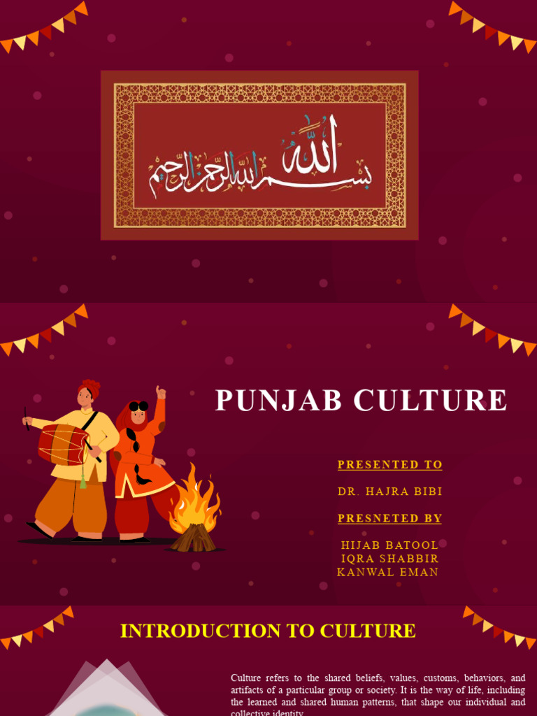 Punjab Culture | PDF | Khyber Pakhtunkhwa