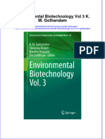 [Download pdf] Environmental Biotechnology Vol 3 K M Gothandam online ebook all chapter pdf 