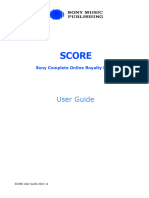 User Guide Score User Guide 2021 v2