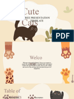 Cute Cats PPT Template by EaTemp