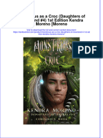 (Download PDF) Monstrous As A Croc Daughters of Neverland 4 1St Edition Kendra Moreno Moreno Online Ebook All Chapter PDF