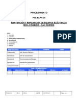 PTS-ELPN-04 Rev-0 Mantención y rep de equipos eléctricos