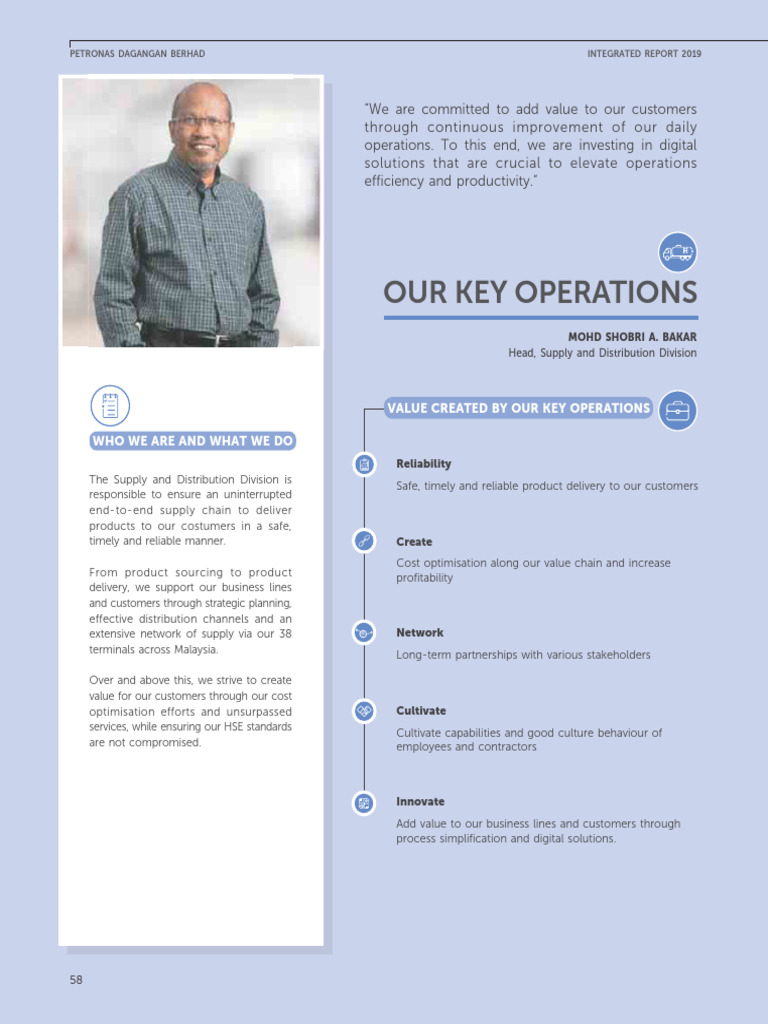 PETRONAS Dagangan Supply Chain Overview | PDF | Marketing | Retail