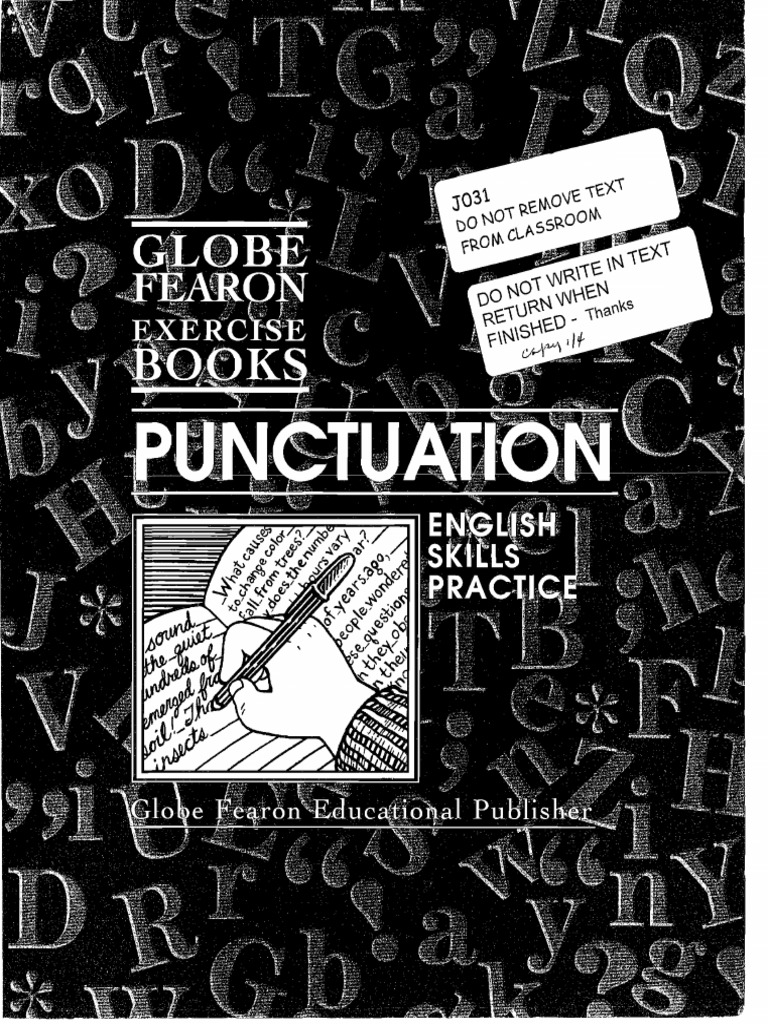 Globe Fearon Punctuations PDF Punctuation Comma
