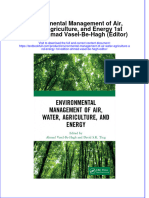 [Download pdf] Environmental Management Of Air Water Agriculture And Energy 1St Edition Ahmad Vasel Be Hagh Editor online ebook all chapter pdf 