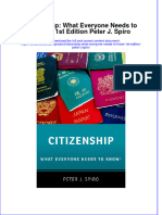 [Download pdf] Citizenship What Everyone Needs To Know 1St Edition Peter J Spiro online ebook all chapter pdf 