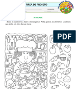 Dia da alimentação - atividades