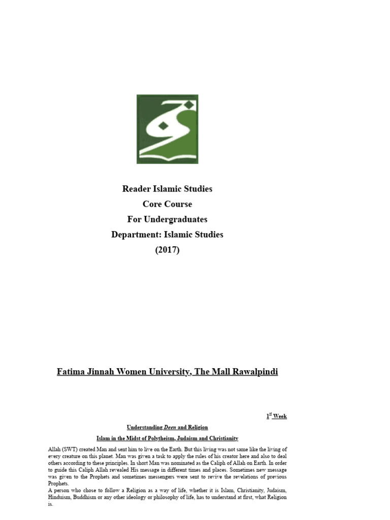 Reader Islamic Studies 2 | PDF | Muhammad | Quran