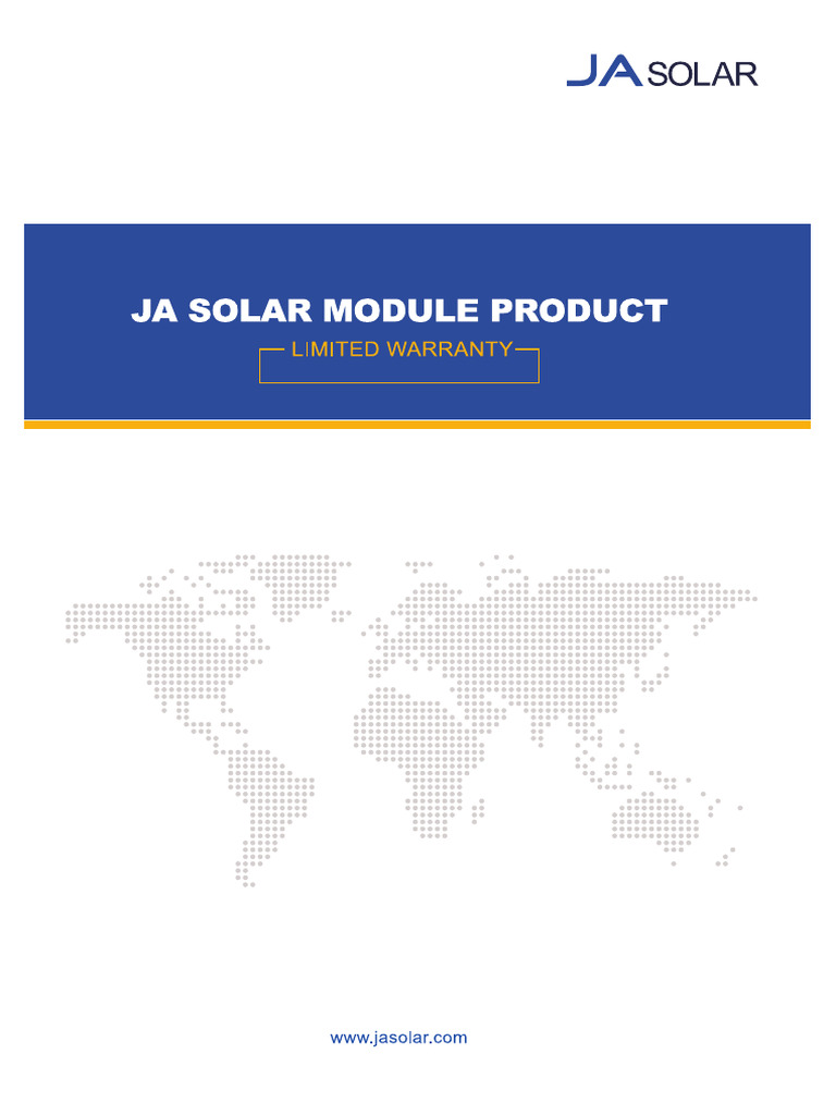 Gamme de modules JA Solar 1500V | PDF | Affaires | Technologie et ...