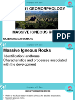 Massive Igneous Rocks