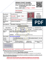 Prajwal Gayakwad Admit Card