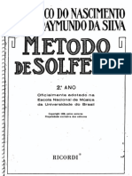 MÉTODO DE SOLFEJO - Frederico Do Nascimento & José Raymundo Da Silva